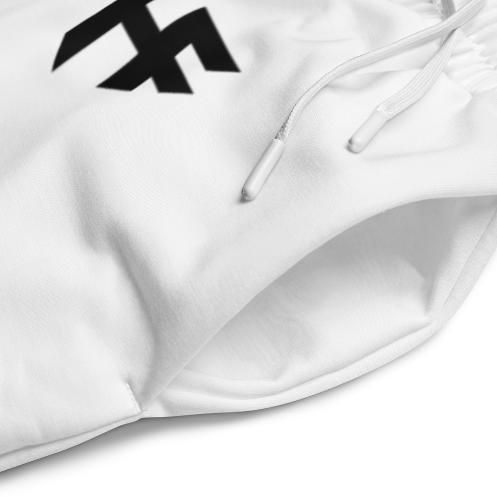 Highly Favored Unisex Fleece HF Joggers White